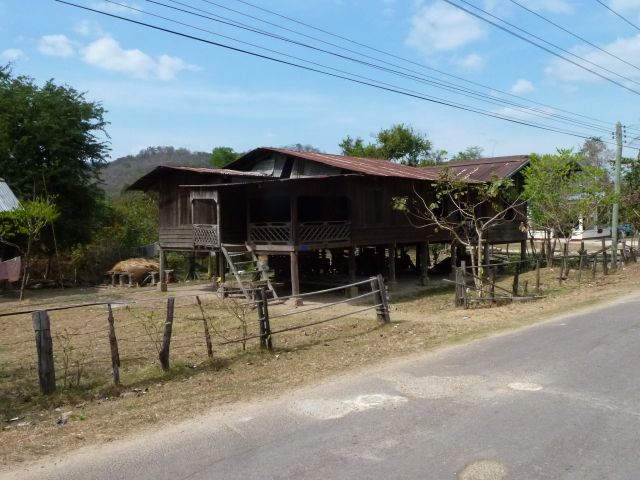 Ein typisch traditionelles Laoshaus.